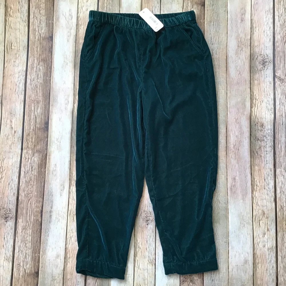 NWT Gymboree Green Velour Pants